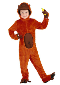 Orange Orangutan Kid's Costume