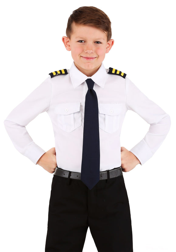 Pilot Shirt Kid's Costume
