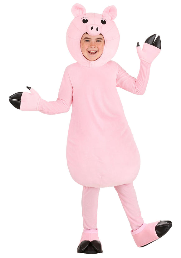 Pink Pig Costume for Kids