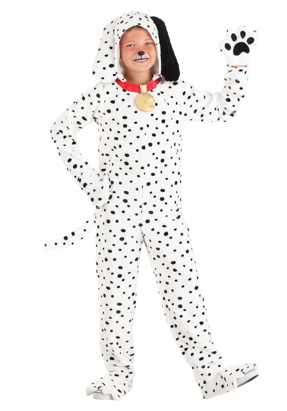 Plush Dalmatian Puppy Kid's Jumpsuit