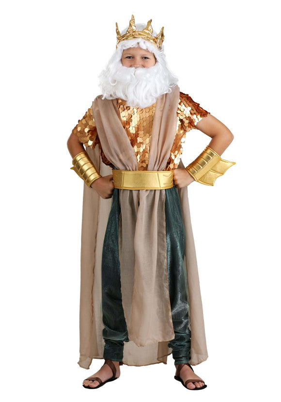 Kid's Poseidon Costume