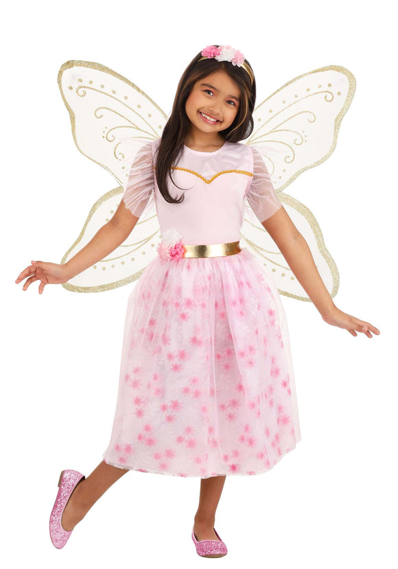 Premium Pink Fairy Kid's Costume