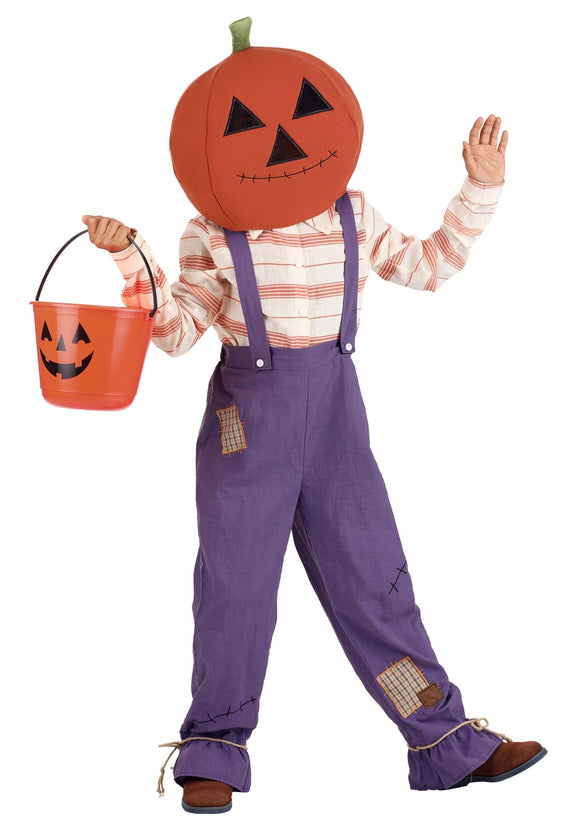 Pumpkin Scarecrow Kid's Costume