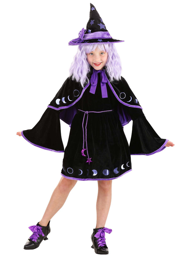 Purple Star Witch Kid's Costume