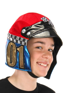 Racer Plush Helmet for Kids