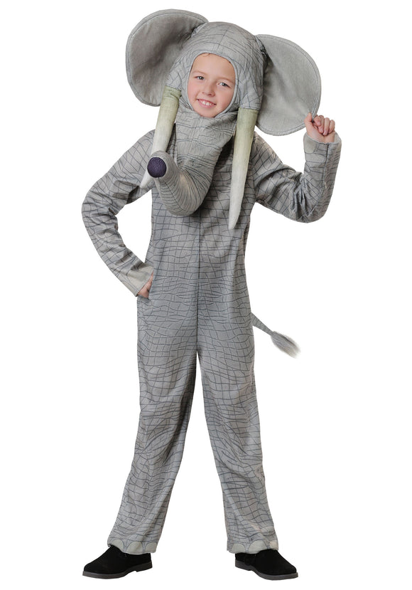 Realistic Elephant Costume for Kids