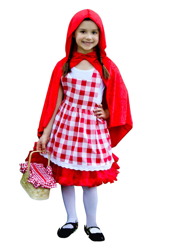 Kids Red Riding Hood Tutu Costume