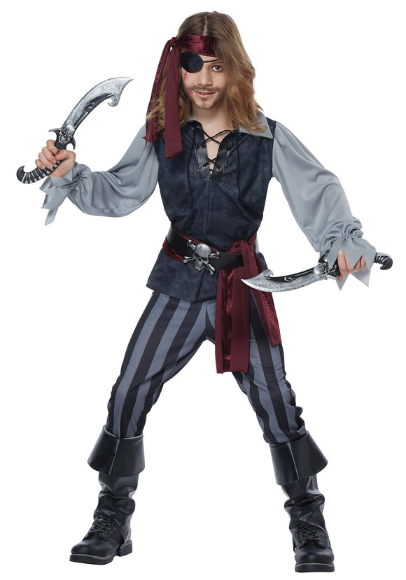 Sea Scoundrel Pirate Kids Costume