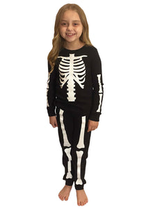 Skeleton 2 Piece Kid's Jogger Sleep Set