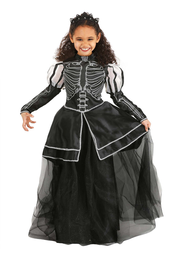 Skeleton Princess Kid's Costume