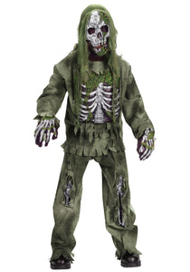 Kids Skeleton Zombie Costume