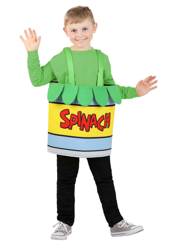 Spinach Can Kid's Costume