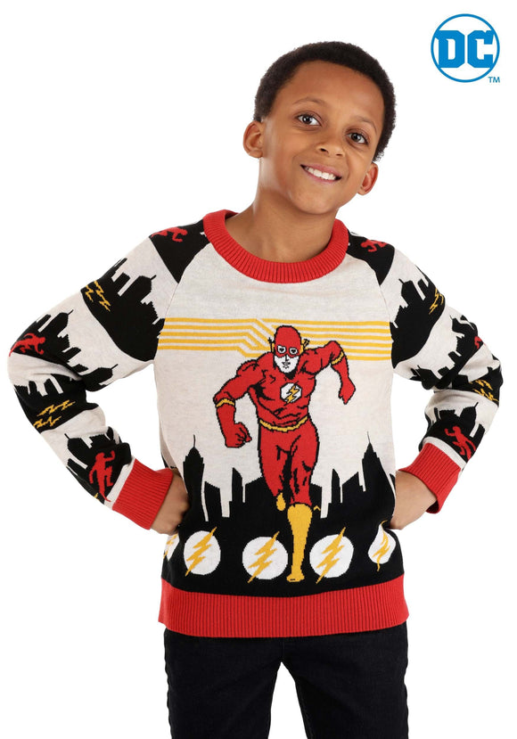 The Flash Kid's Ugly Sweater