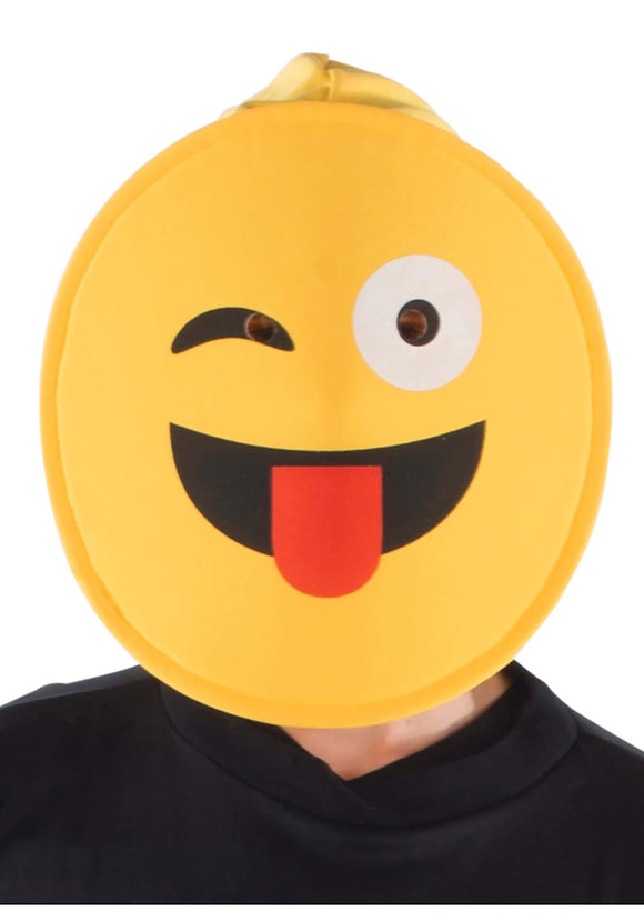 Tongue Emoji Kid's Mask