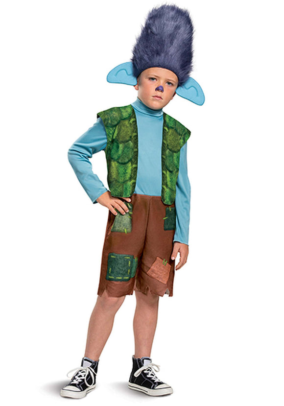 Trolls World Tour Branch Kid's Costume