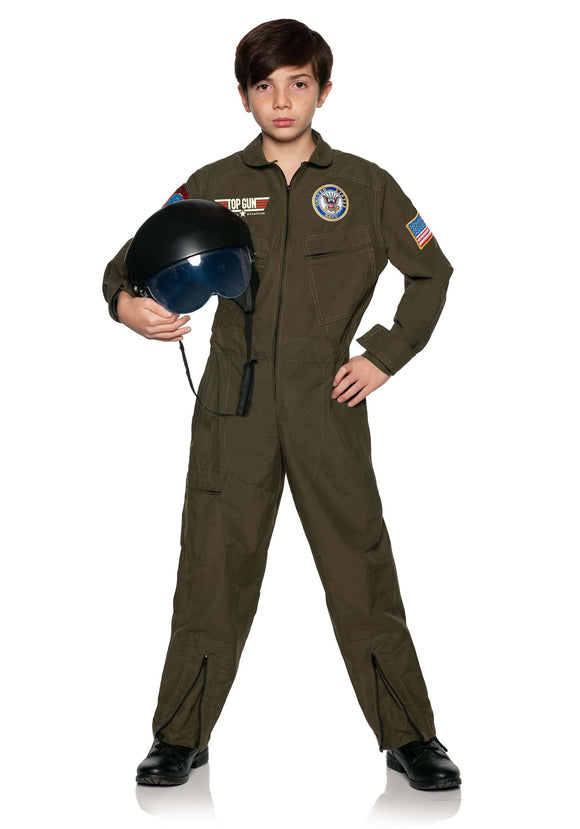 Kid's US Navy Top Gun Jumpsuit