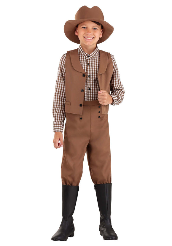 Western Pioneer Kid's Costume