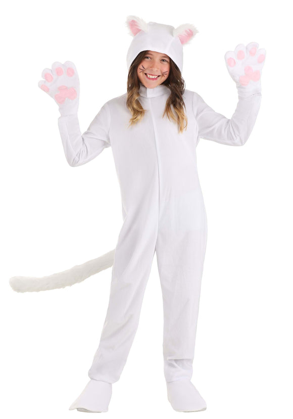 White Cat Kid's Costume