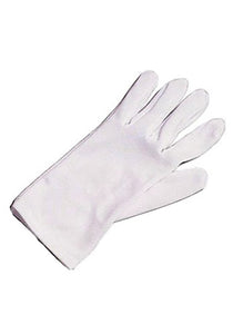 Kids White Costume Gloves