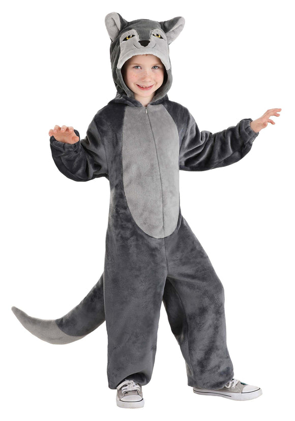 Wolf Jumpsuit Costume for Kids