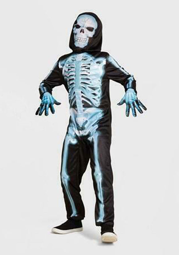 X-Ray Skeleton Kids Costume