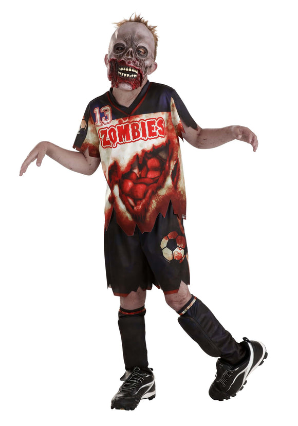 Zombie Soccer Player Kid's Costume