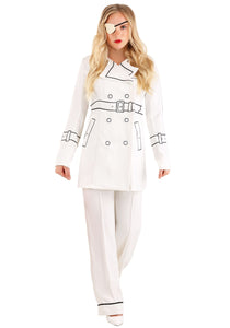 Kill Bill Elle Driver Trench Coat Costume for Women