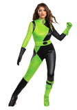 Kim Possible Animated Series Shego Costume for Women