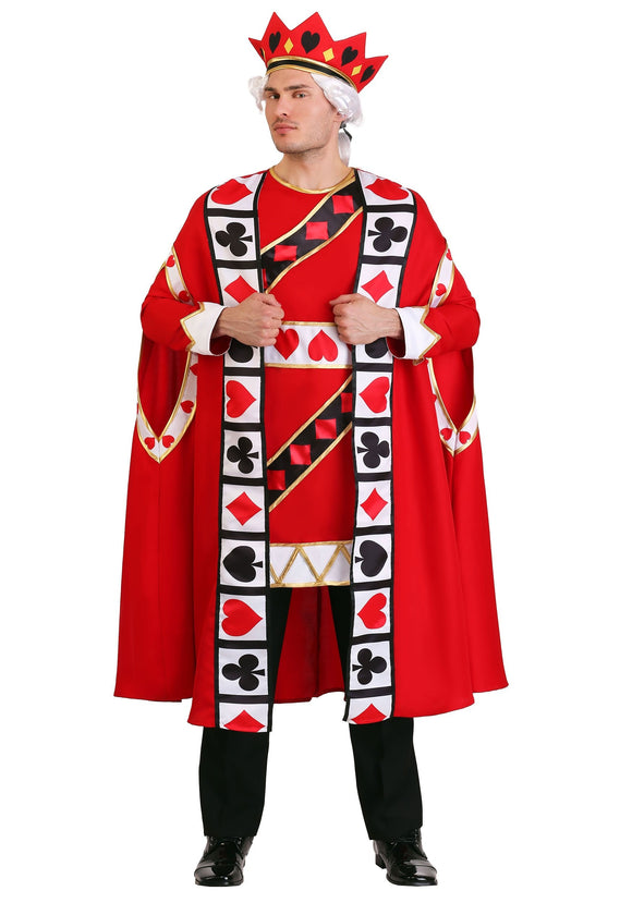 Plus Size King of Hearts Costume for Men