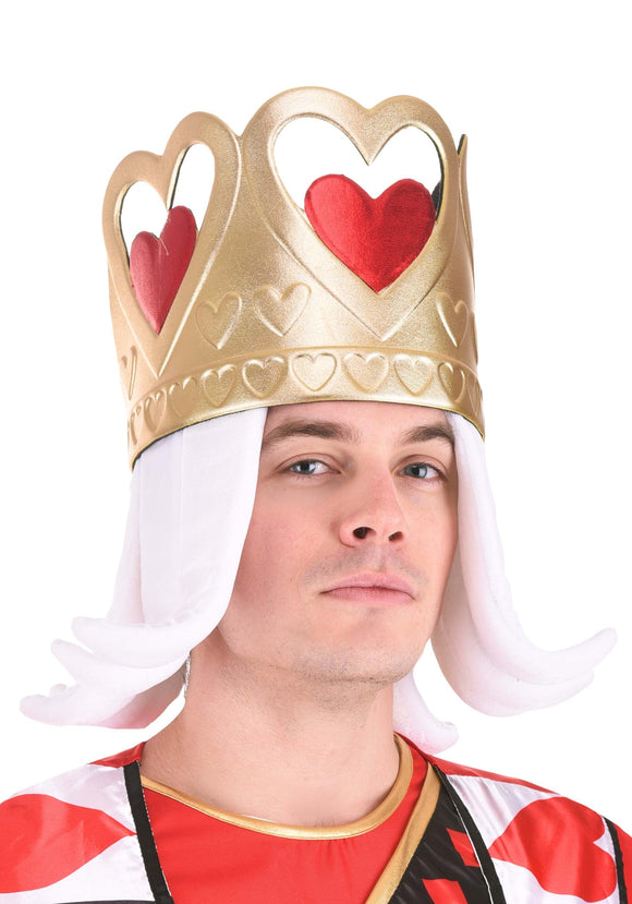 King of Hearts Crown Accessory