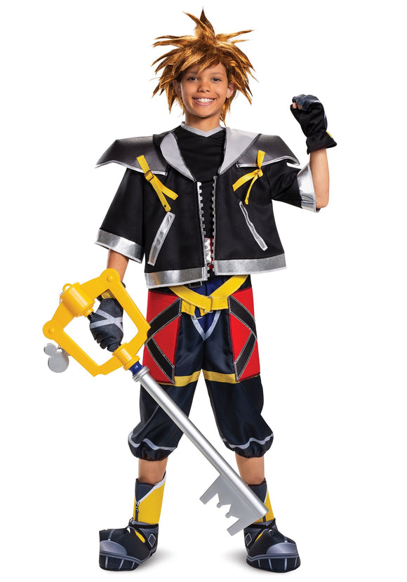 Kingdom Hearts Sora Deluxe Costume for Teens