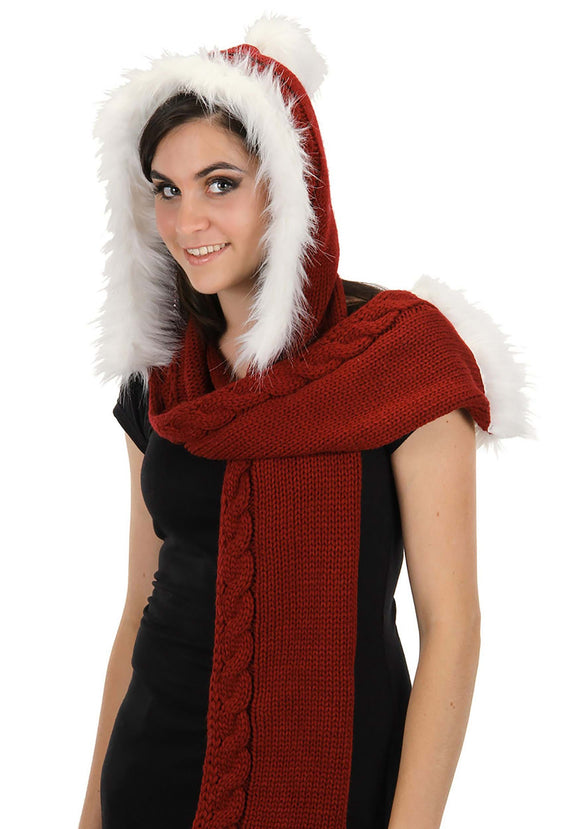 Santa Knitted Hood