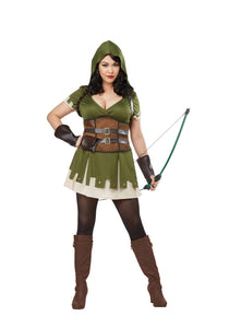 Lady Robin Hood Plus Size Costume for Women