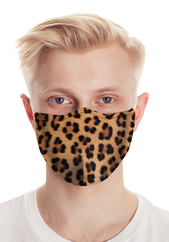 Realistic Leopard Spot Face Mask