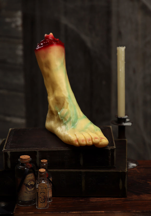 Life Size Severed Foot Decoration