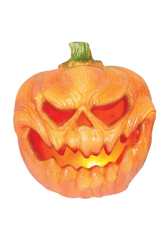 Light-Up Creepy Pumpkin Decoration