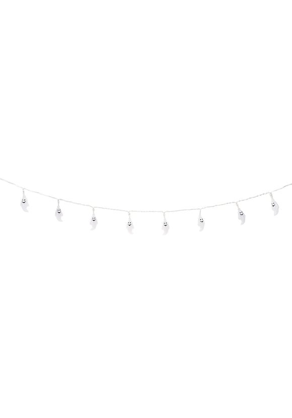 Light Up White Garland Ghost