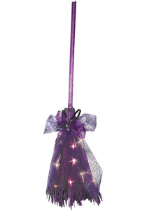 Light-Up Purple Broom
