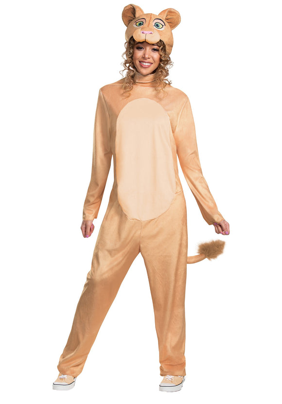 Disney Animated Lion King Nala Jumpsuit Costume for Women