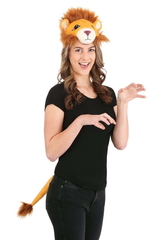 Lion Plush Tail and Headband Kit