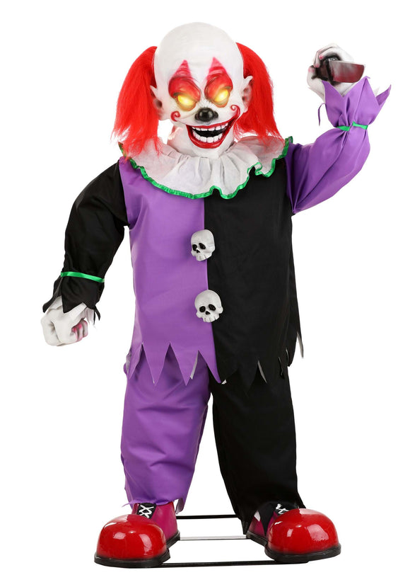 Animated Little Killer Clown Halloween Decoration