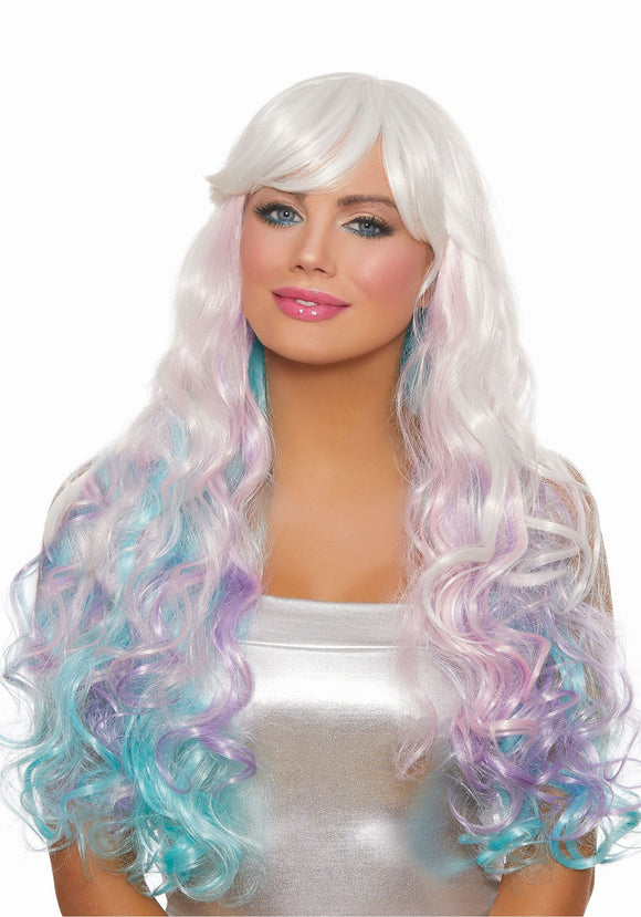 Long Wavy Pastel Women's Wig