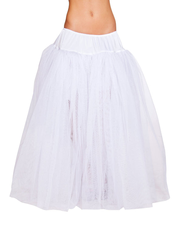 Long White Petticoat