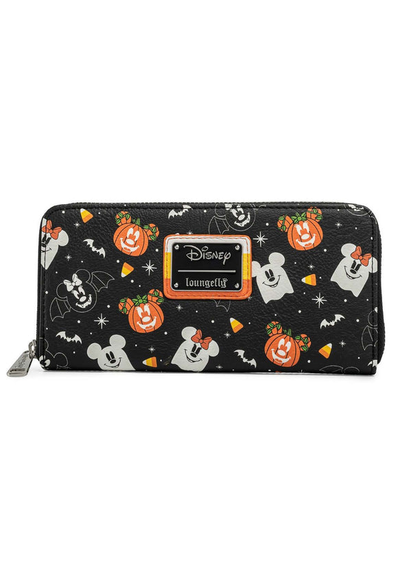 Disney Spooky Mice Loungefly Ziparound Wallet