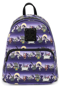 Loungefly Nightmare Before Christmas Halloween Line Mini Backpack