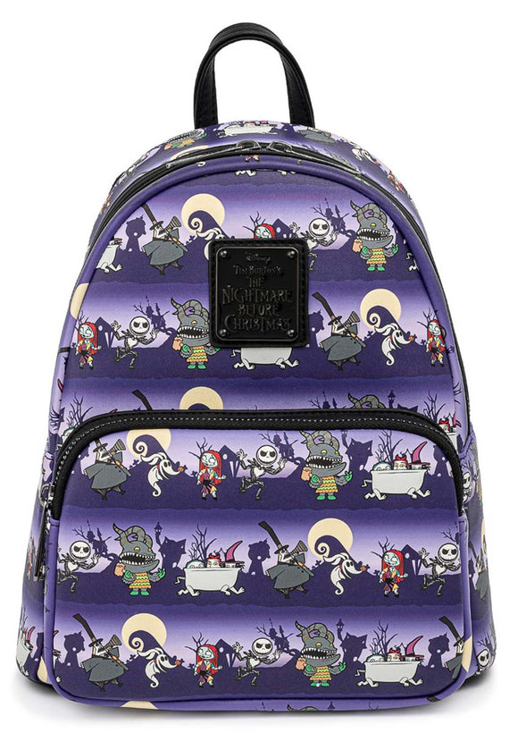 Loungefly Nightmare Before Christmas Halloween Line Mini Backpack
