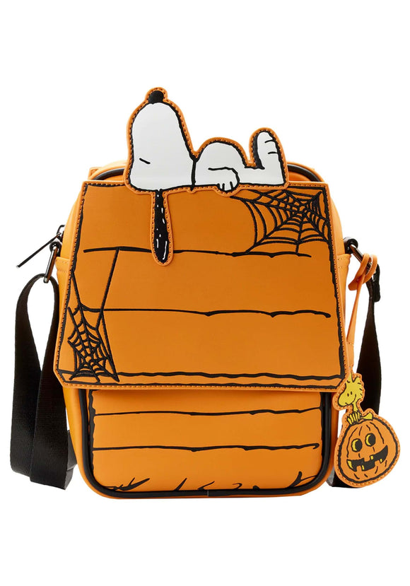 Peanuts Great Pumpkin Snoopy Doghouse Crossbody Bag for Women