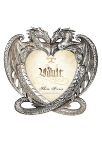 Love Dragon Silver Photo Frame