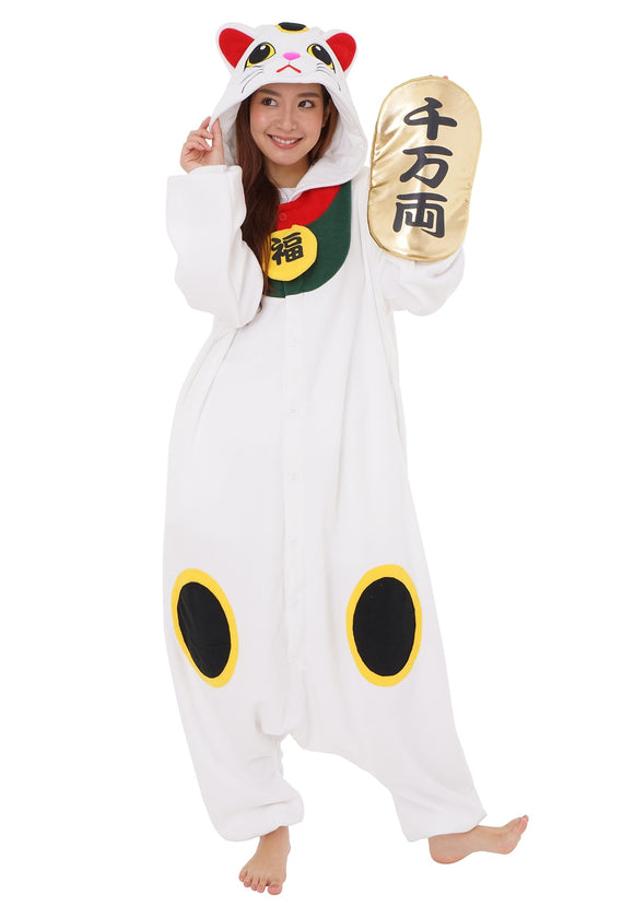 Adult Kigurumi Costume Lucky Cat