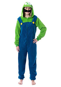 Luigi Unisex Microfleece Union Suit for Adults